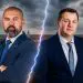 Marius Riter (USR Turda) și viceprimarul Adrian Nap (AUR Turda)