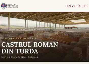 Invitație la deschiderea Castrului Roman din Turda