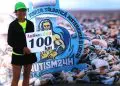 Participantă la evenimentul Autism 24h, cu numărul 100