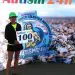 Participantă la evenimentul Autism 24h, cu numărul 100