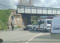 Accident rutier la intersecție: Două mașini distruse, dar nicio victimă transportată la spital