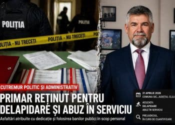 Bombă în administrația locală: Primarul unei comune din județ, reținut de poliție pentru delapidare și abuz în serviciu