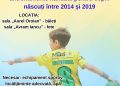 Afiș antrenamente handbal copii organizate de AHC Potaissa Turda